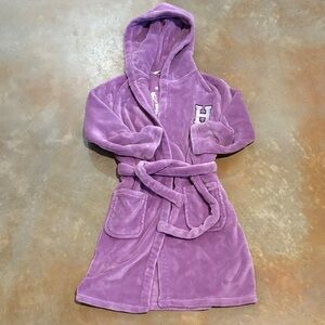 ⭐️5 for $20⭐️ Marks and spencer lilac Harry Potter/ Hogwarts bathrobe age 8-9